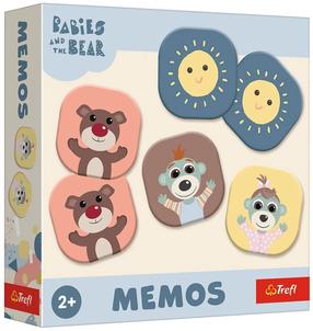 Atmiņas (memo) spēle Trefl Babies And The Bear 02891