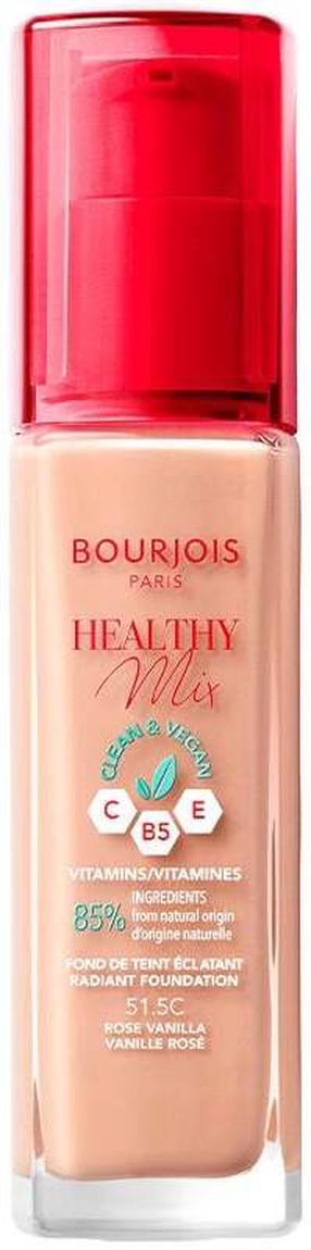 Жидкая основа для макияжа Bourjois Paris Healthy Mix, 51.5c pink vanilla, 30 мл