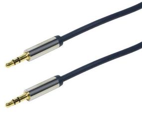 Laidas Logilink 3.5 to 3.5 3.5 mm male, 3.5 mm male, 1.5 m, mėlyna sp.