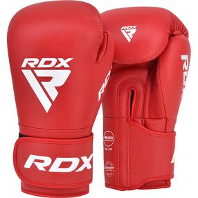 Боксерские перчатки RDX Sports IBA, красный цв., 10 oz