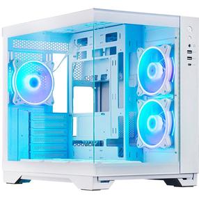 Arvuti korpus Chieftec Visio GM‑30W‑TG‑OP, valge v.