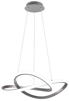 Šviestuvas lubų Reality Course R32051407, LED, 4000 °K, 1 x 27 W, nikelio sp. / nikelio sp.