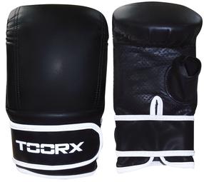 Боксерские перчатки Toorx Jaguar BOT-007, белый цв./черный цв., L/XL