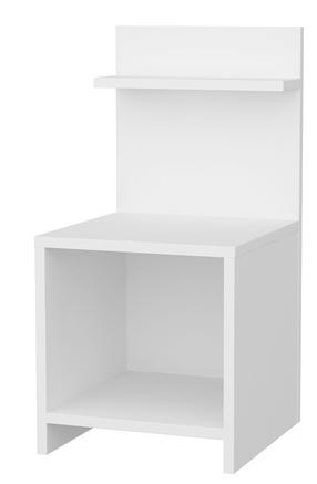 Ночной столик Kalune Design Ullman 322RTC1617, белый цв., 72 см x 35.6 см x 37.4 см