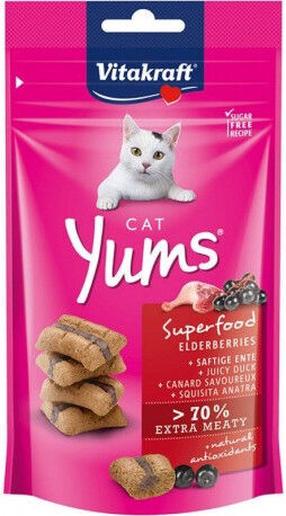 Лакомство для кошек Vitakraft Cat Yums Superfood Elderberries, 0.04 кг