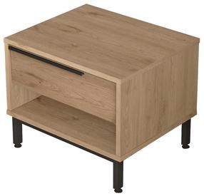 Naktinis staliukas Kalune Design ON14-S, riešuto sp., 42.4 cm x 53.6 cm x 44.5 cm