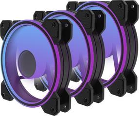 Воздушный охладитель для корпуса Preyon Eagle Eye 120 PWM ARGB 3-pack, 120 мм x 25 мм