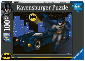 Dėlionė Ravensburger Batman 129331, 49 cm x 36 cm, 100 vnt., įvairių spalvų