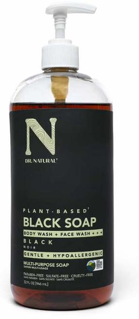 Skystas muilas Dr. Natural Multi-Purpose Black, 946 ml