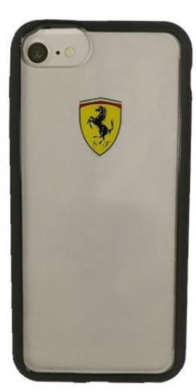 Telefona vāciņš Ferrari, caurspīdīga krās., Apple