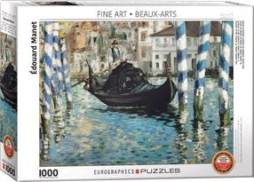 Dėlionė Eurographics Fine Art Edouard Manet The Grand Canal of Venice, 67.56 cm x 48.89 cm, 1000 vnt., įvairių spalvų