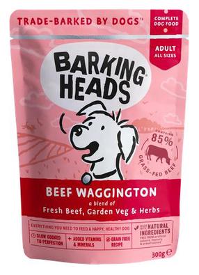 Влажный корм для собак Barking Heads Beef Waggington BWBF300, говядина, 0.3 кг