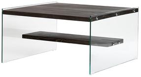 Kavos staliukas Kalune Design Aqua, antracito sp., 75 cm x 75 cm x 40 cm