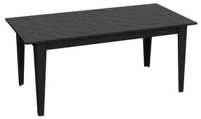 Stalas Kalune Design Polka, juoda sp., 180 cm x 90 cm x 76.8 cm
