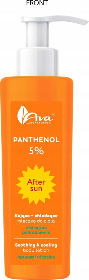 Pēc sauļošanās losjons ķermenim Ava Laboratorium Panthenol 5%, 200 ml