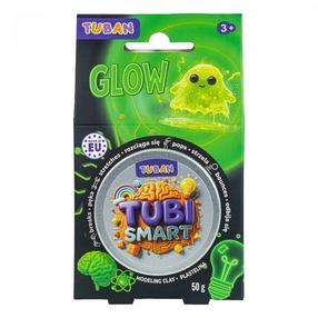 Išmanusis plastilinas Tuban Tubi Smart Glow, balta sp., 50 g