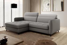 Kampinė sofa Gomsi Manhattan 03, pilka sp., kairinė, 165 x 228 cm x 100 cm