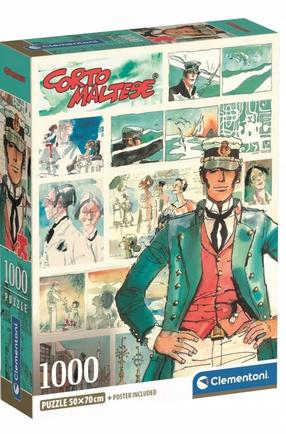 Dėlionė Clementoni Corto Maltese 39808, 70 cm x 50 cm, 1000 vnt., įvairių spalvų