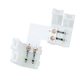 Jungtis LED juostai SMD LED-CON-L8, balta sp.
