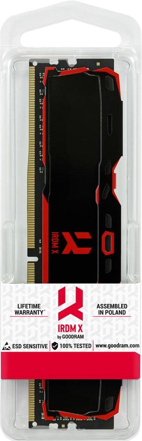 Operatyvioji atmintis (RAM) Goodram IRDM X IR-X3200D464L16SA/16G, DDR4, 16 GB, 3200 MHz