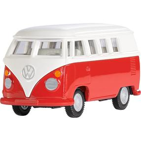 Žaislinis autobusas Siku Super VW T1, 1:50, balta sp./raudona sp.