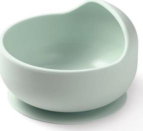 Lipīga bļoda BabyOno Be Active 1481/03, 6+ mēn., 12 cm, silikons, piparmētra (mint) krās.
