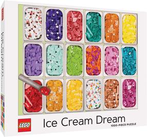 Dėlionė LEGO® Ice Cream Dream, 51 cm x 69 cm, 1000 vnt., įvairių spalvų