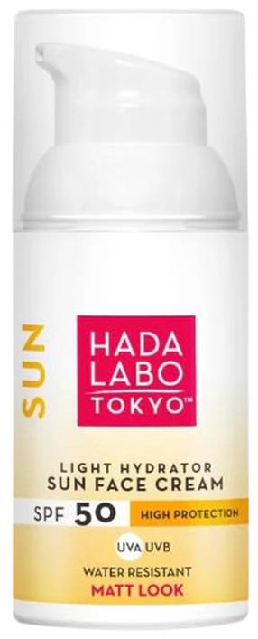 Krēms iedeguma kopšanai sejai Hada Labo Tokyo Sun Matt Look SPF50, 50 ml