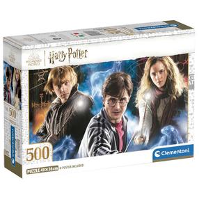 Dėlionė Clementoni Compact Harry Potter 35535, 36 cm x 49 cm, 500 vnt., įvairių spalvų