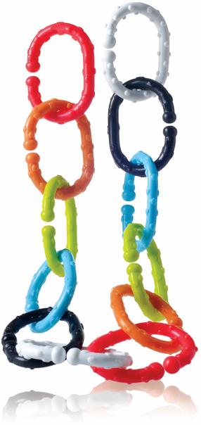 Kramtukas Kidsme Chain, įvairių spalvų