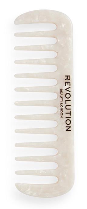 Matu ķemme Makeup Revolution London Haircare Natural Curl, gaiši brūna krās.