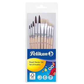 Teptukas Pelikan Brush Starter Set, sintetiniai, 10 vnt.