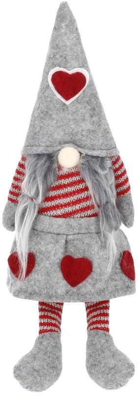 Kalėdinė dekoracija, "Nykštukas" Springos Gnome CA0642, 37 cm, įvairių spalvų