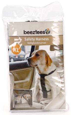 Koerte traksid Beeztees Safety, must v., 900 - 1100 mm, XL