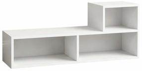 TV galds Kalune Design Bucak, balta krās., 110 cm x 30 cm x 43 cm