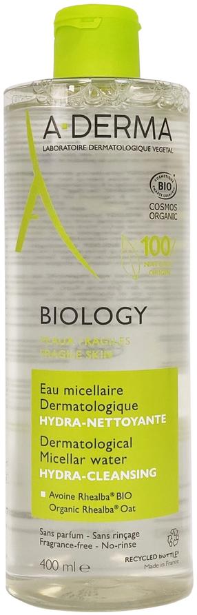 Micelārais ūdens A-Derma Biology, 400 ml