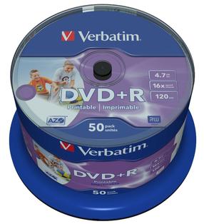 Записываемый компакт-диск Verbatim, 4.7 GB, 50шт.