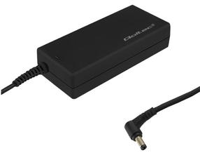 Adapter Qoltec AC 5.5 x 2.5 51520.30W 5.5 mm x 2.5 mm, Nėra, must v.