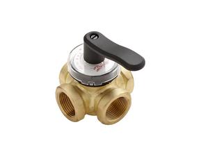 Клапан Danfoss DN25, pоторный/4-х позиционный, для отопительных систем, 1 дюйм - внутренняя резьба