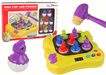 Stalo žaidimai Lean Toys Dino Pop And Pounce, 5.5 cm, įvairių spalvų