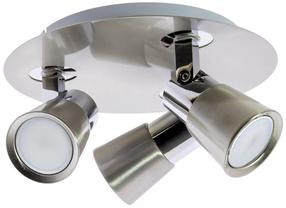 Lampa pārvietojams CristalRecord Iris 25-135-03-002, GU10, 3, niķeļa krās. / hroma krās.
