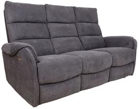 Sofa Home4you Bowers 3-Seater, pilka sp., 187 x 98 cm x 109 cm