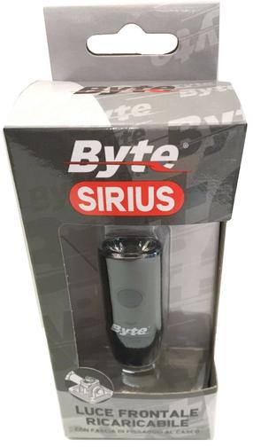 Velosipēdu lukturis Byte Sirius 1840111017, plastmasa/metāls, melna krās.