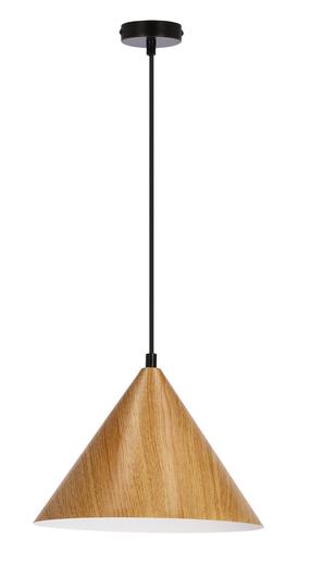 Šviestuvas kabinamas Candellux Lighting Dunca 25, E27, 1 x 40 W, ruda sp. / juoda sp., 25 x 25 cm