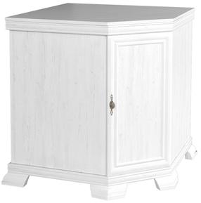 Spintelė Gala Meble Kora KKN1, balta sp., 80 cm x 75 cm x 97 cm