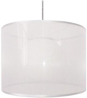 Valgusti rippuv Candellux Chicago, E27, 1 x 60 W, valge v. / valge v., 35 x 17 cm