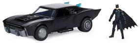  Transportlīdzeklis ar figūriņu Spin Master Batman Batmobile 6060519, melna krās.