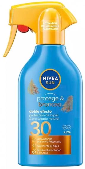Priemonė įdegio priežiūrai kūnui Nivea Sun Protect & Bronze SPF30, 250 ml
