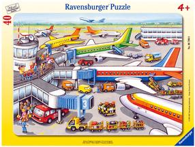 Пазл Ravensburger Little Airport 067008, 32.5 см x 24.5 см, 40 шт., многоцветный