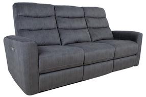 Sofa Home4you Gaston 3, pilka sp., 206 x 85 cm x 104 cm